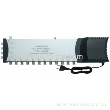 Top Quality Satellite Receivers High Isolation Multiswitches Of 5 X 12 Multiswitch 